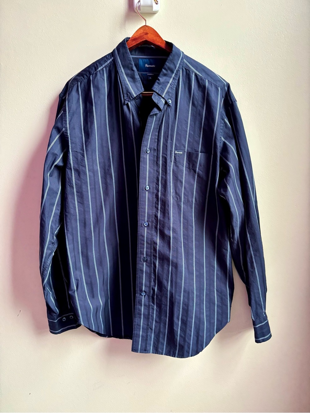 Men’s 100% cotton Façonnable shirt XL